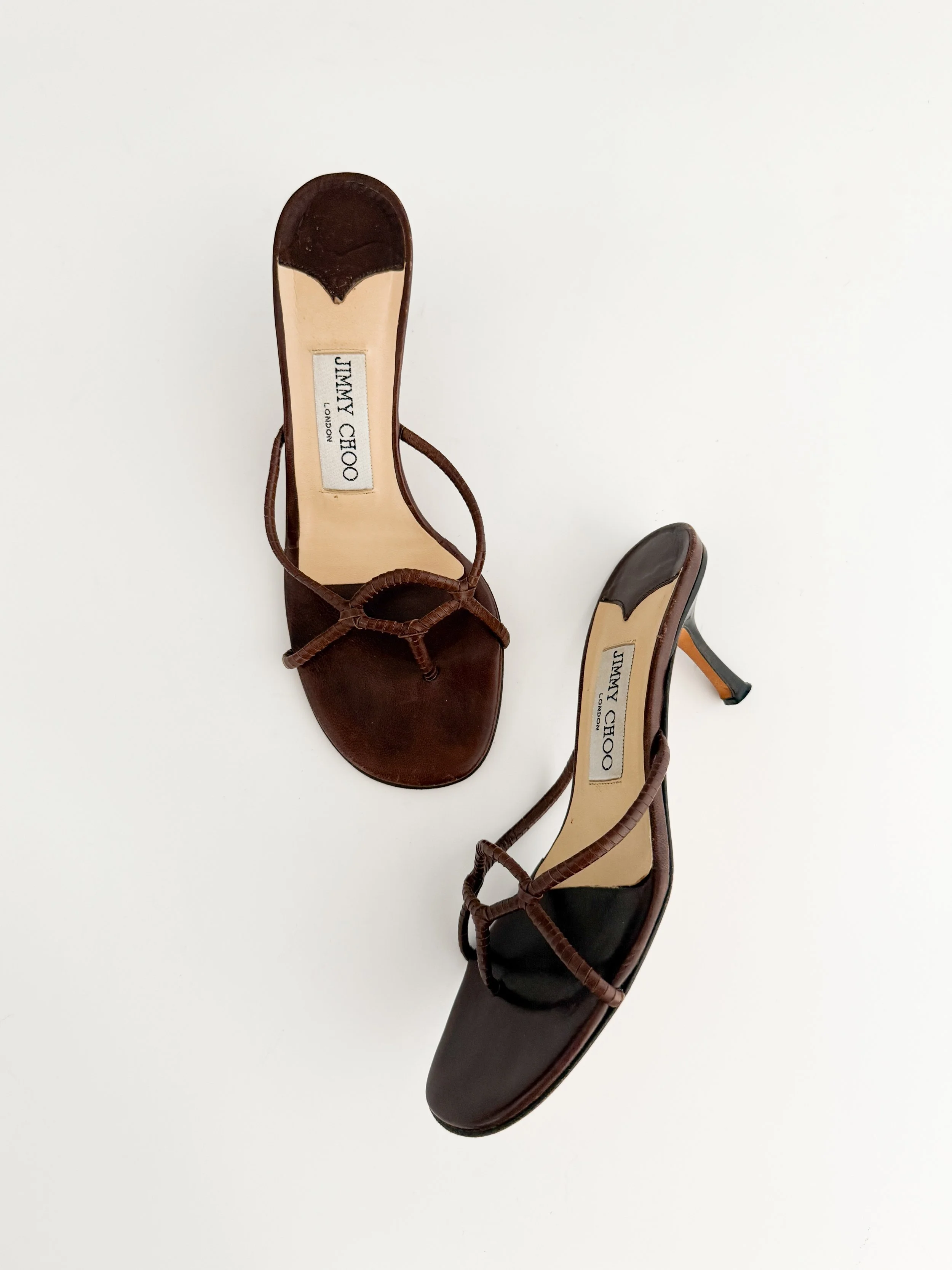 Manolo Blahnik Floral Embroidered Slingback Mule Heels (IT